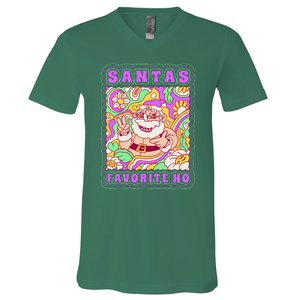 Santas Favorite Ho V-Neck T-Shirt