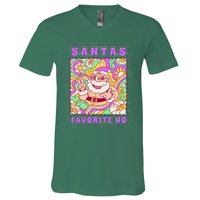 Santas Favorite Ho V-Neck T-Shirt