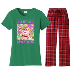 Santas Favorite Ho Women's Flannel Pajama Set