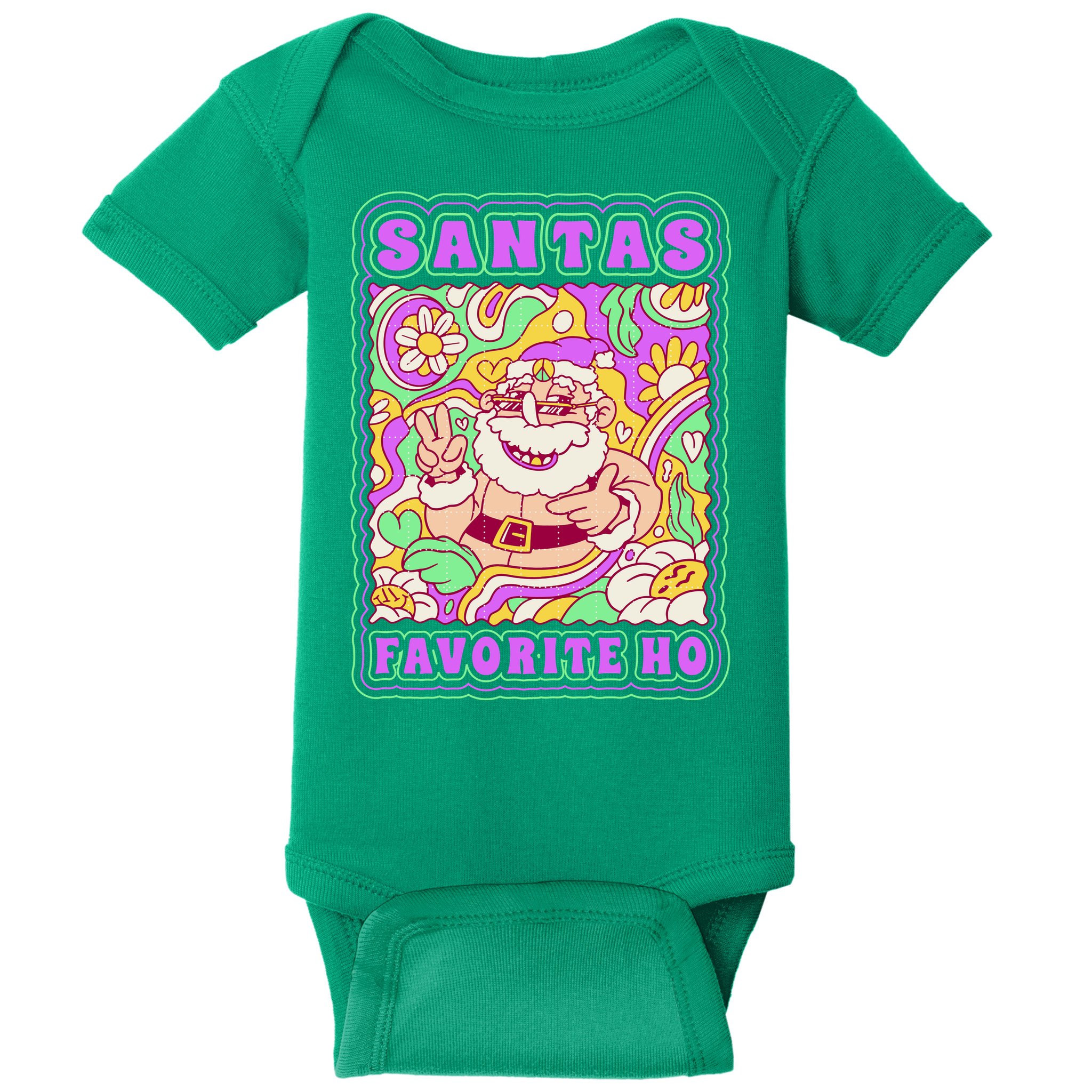 Santas Favorite Ho Baby Bodysuit