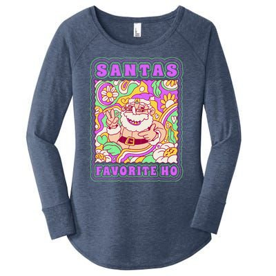 Santas Favorite Ho Women's Perfect Tri Tunic Long Sleeve Shirt