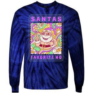 Santas Favorite Ho Tie-Dye Long Sleeve Shirt