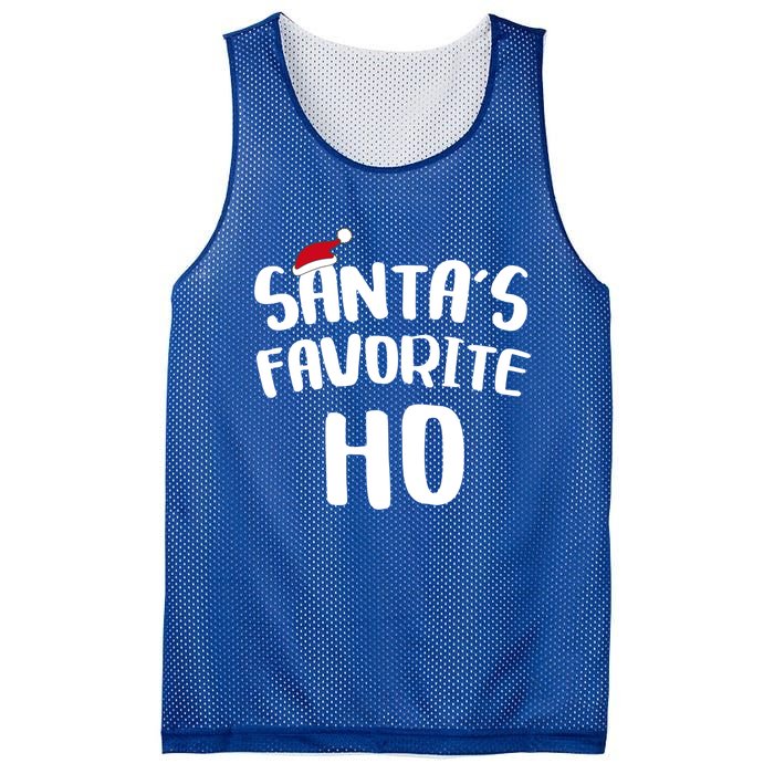 SantaS Favorite Ho Gift Christmas Gifgift Mesh Reversible Basketball Jersey Tank