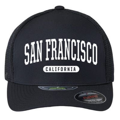 San Francisco Hoodie Swea College University Style Flexfit Unipanel Trucker Cap