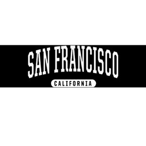 San Francisco Hoodie Swea College University Style Bumper Sticker