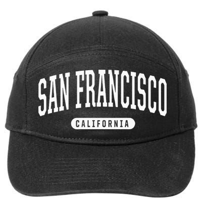 San Francisco Hoodie Swea College University Style 7-Panel Snapback Hat