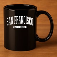 San Francisco Hoodie Swea College University Style 11oz C Handle Ceramic Mug