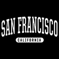 San Francisco Hoodie Swea College University Style Flatbill Hat