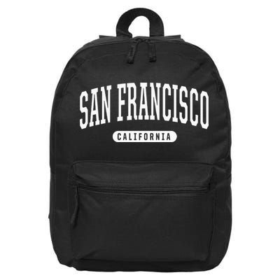 San Francisco Hoodie Swea College University Style 16 in Basic Backpack