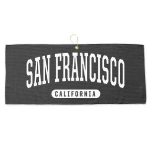 San Francisco Hoodie Swea College University Style Large Microfiber Waffle Golf Towel