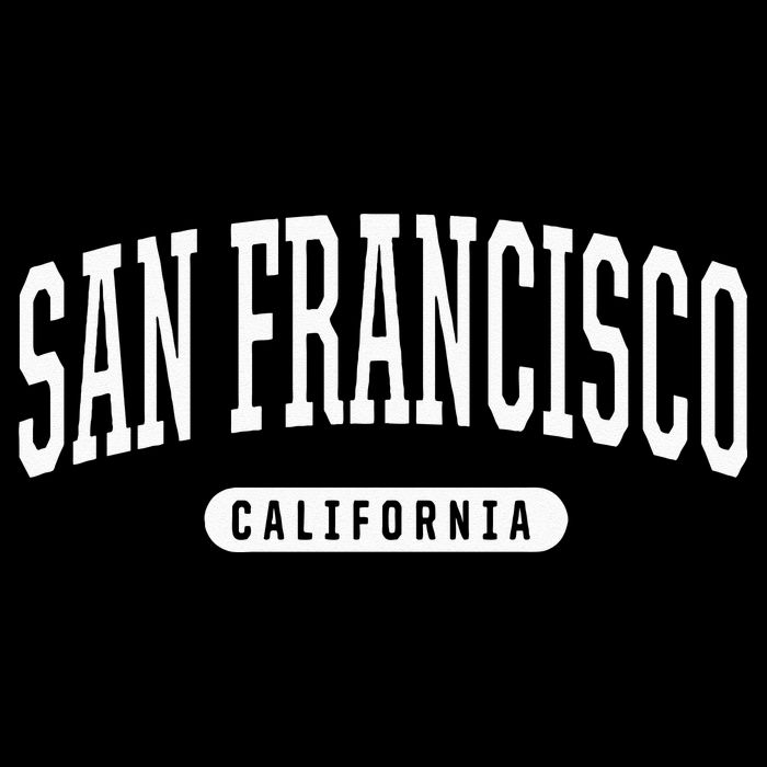 San Francisco Hoodie Swea College University Style Poster