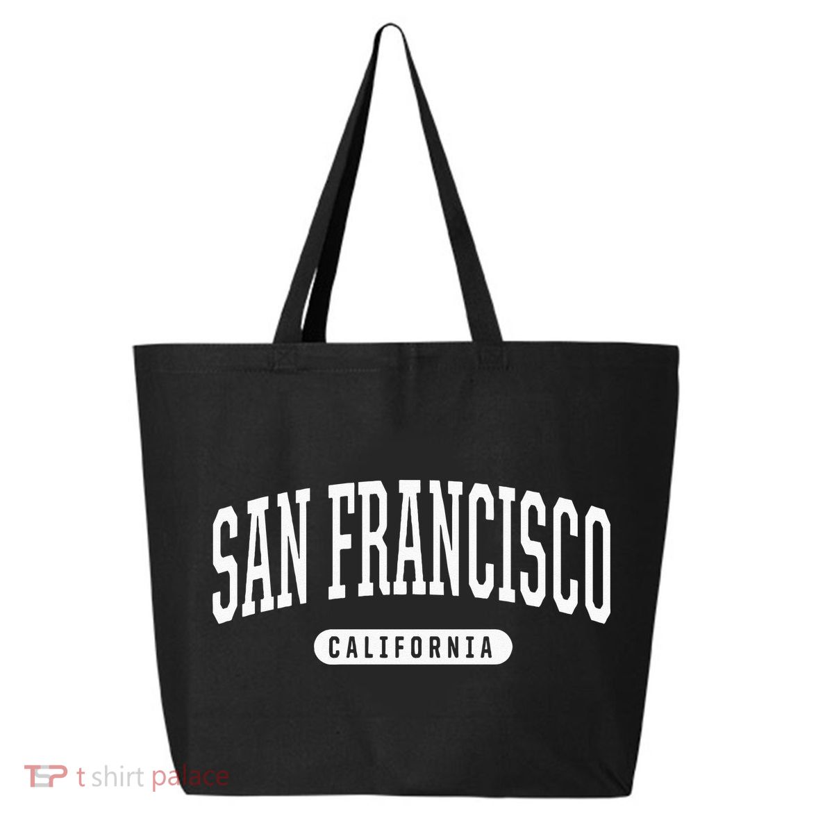 San Francisco Hoodie Swea College University Style 25L Jumbo Tote