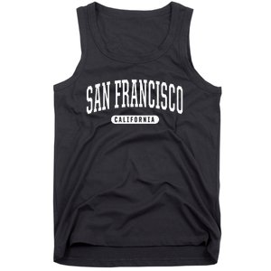 San Francisco Hoodie Swea College University Style Tank Top