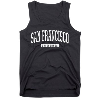 San Francisco Hoodie Swea College University Style Tank Top