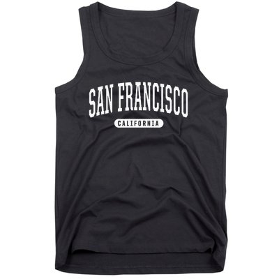 San Francisco Hoodie Swea College University Style Tank Top