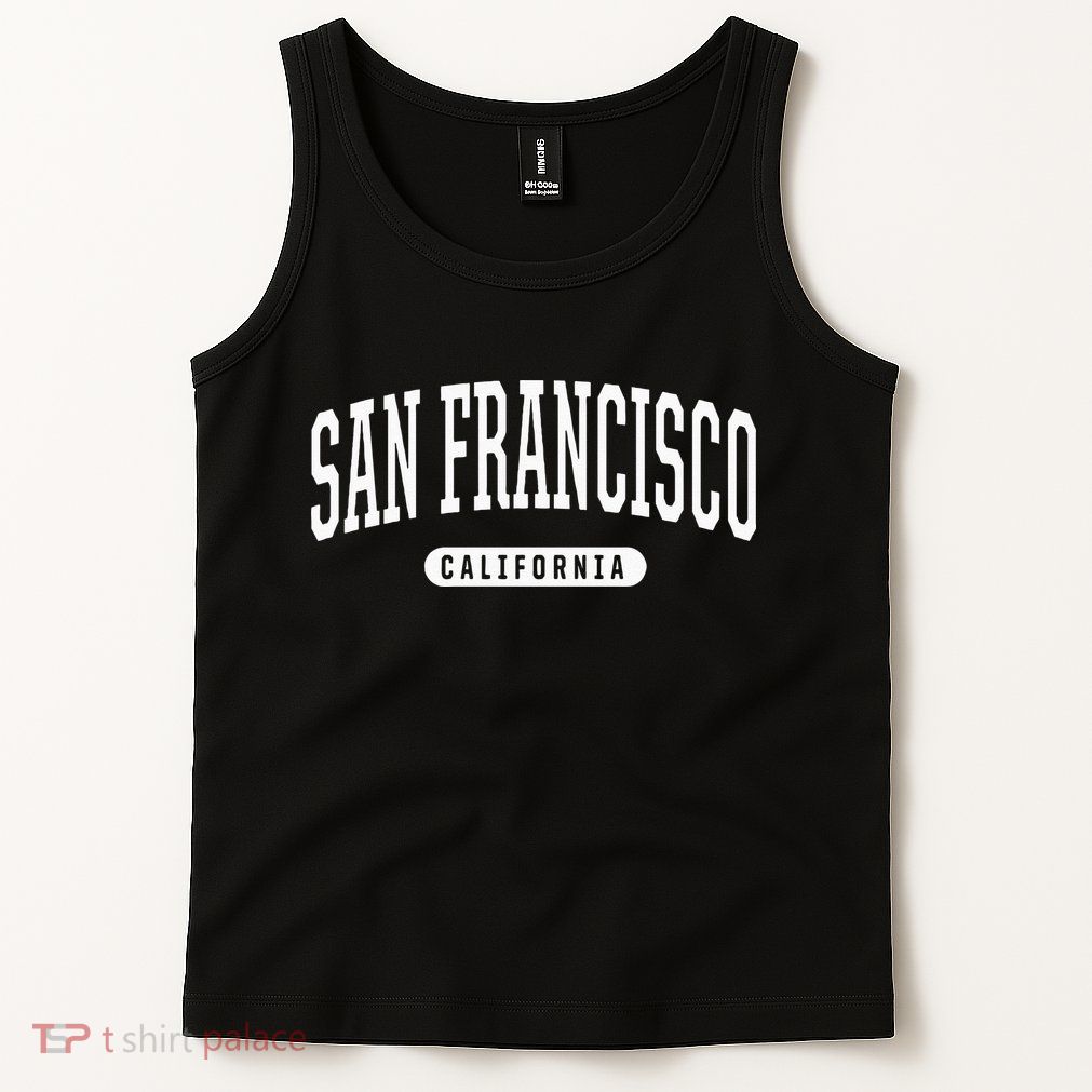 San Francisco Hoodie Swea College University Style Tank Top