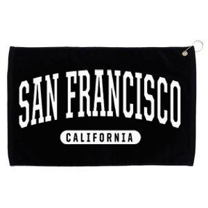 San Francisco Hoodie Swea College University Style Grommeted Golf Towel