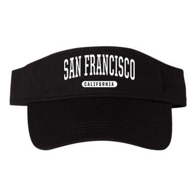 San Francisco Hoodie Swea College University Style Visor
