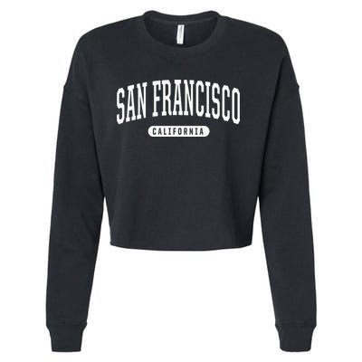 San Francisco Hoodie Swea College University Style Cropped Pullover Crew