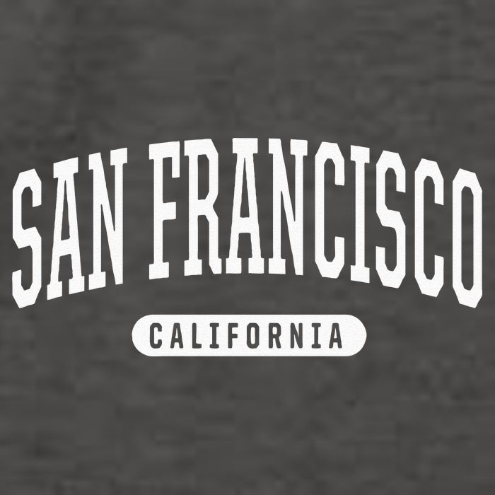 San Francisco Hoodie Swea College University Style Vector Backpack