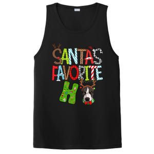 Santas Favorite Ho Pitbull Dog Christmas Lighting Funny Gift PosiCharge Competitor Tank