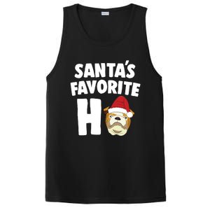 SantaS Favorite Ho Great Gift English Bulldog Christmas Top PosiCharge Competitor Tank