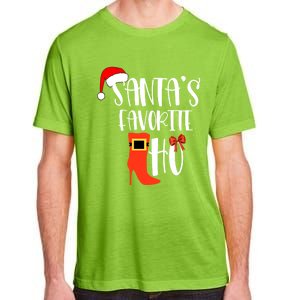 SantaS Favorite Ho Inappropriate Christmas Funny Gift Adult ChromaSoft Performance T-Shirt