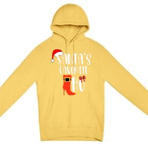 SantaS Favorite Ho Inappropriate Christmas Funny Gift Premium Pullover Hoodie