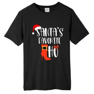 SantaS Favorite Ho Inappropriate Christmas Funny Gift Tall Fusion ChromaSoft Performance T-Shirt