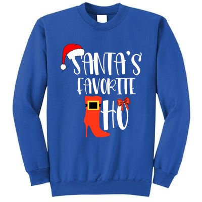 SantaS Favorite Ho Inappropriate Christmas Funny Gift Sweatshirt