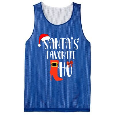 SantaS Favorite Ho Inappropriate Christmas Funny Gift Mesh Reversible Basketball Jersey Tank