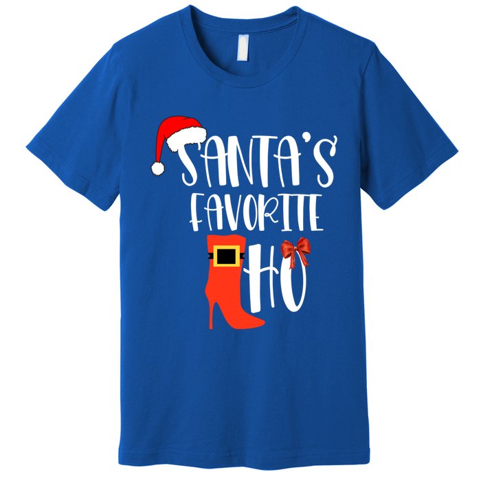 SantaS Favorite Ho Inappropriate Christmas Funny Gift Premium T-Shirt