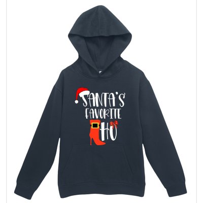 SantaS Favorite Ho Inappropriate Christmas Funny Gift Urban Pullover Hoodie