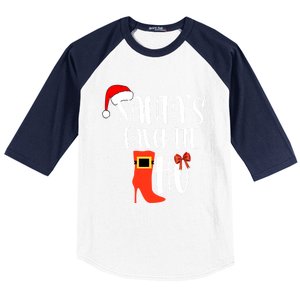 SantaS Favorite Ho Inappropriate Christmas Funny Gift Baseball Sleeve Shirt