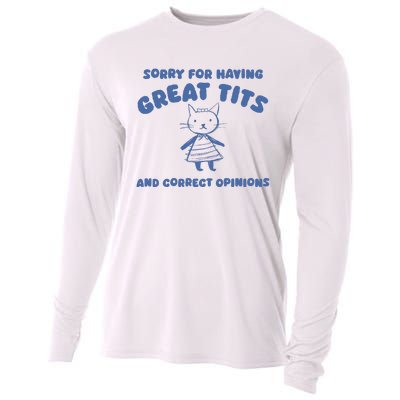 Sorry For Having Great Tits And Correct Opinions Cooling Performance Long Sleeve Crew