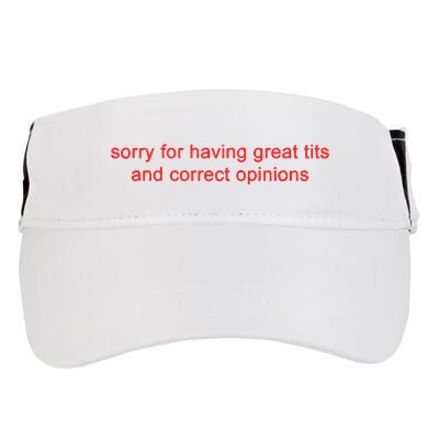 Sorry For Having Great Tits And Correct Opinions Adult Drive Performance Visor