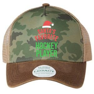 Santas Favorite Hockey Player Xmas Funny Christmas Gift Legacy Tie Dye Trucker Hat