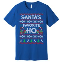 SantaS Favorite Ho Cool Gift Xmas Ugly Christmas Sweater Gift Premium T-Shirt