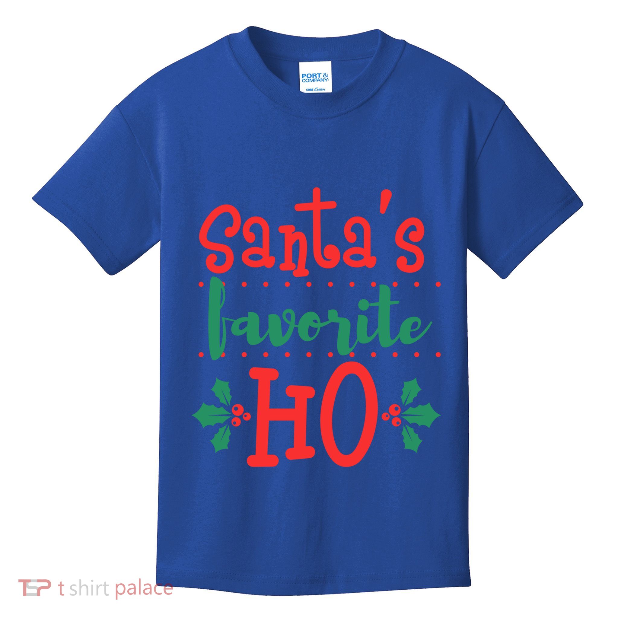 Santas Favorite Ho Funny Offensive Inappropriate Christmas Gift Kids T-Shirt