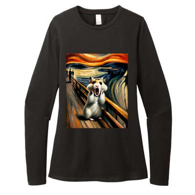 Scream For Hamster Lovers | Artistic Hamster Womens CVC Long Sleeve Shirt