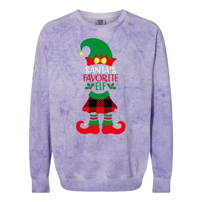 Santa's Favorite Helper Colorblast Crewneck Sweatshirt