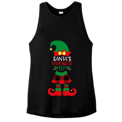 Santa's Favorite Helper Ladies PosiCharge Tri-Blend Wicking Tank