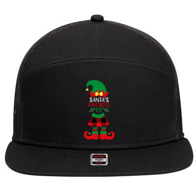 Santa's Favorite Helper 7 Panel Mesh Trucker Snapback Hat