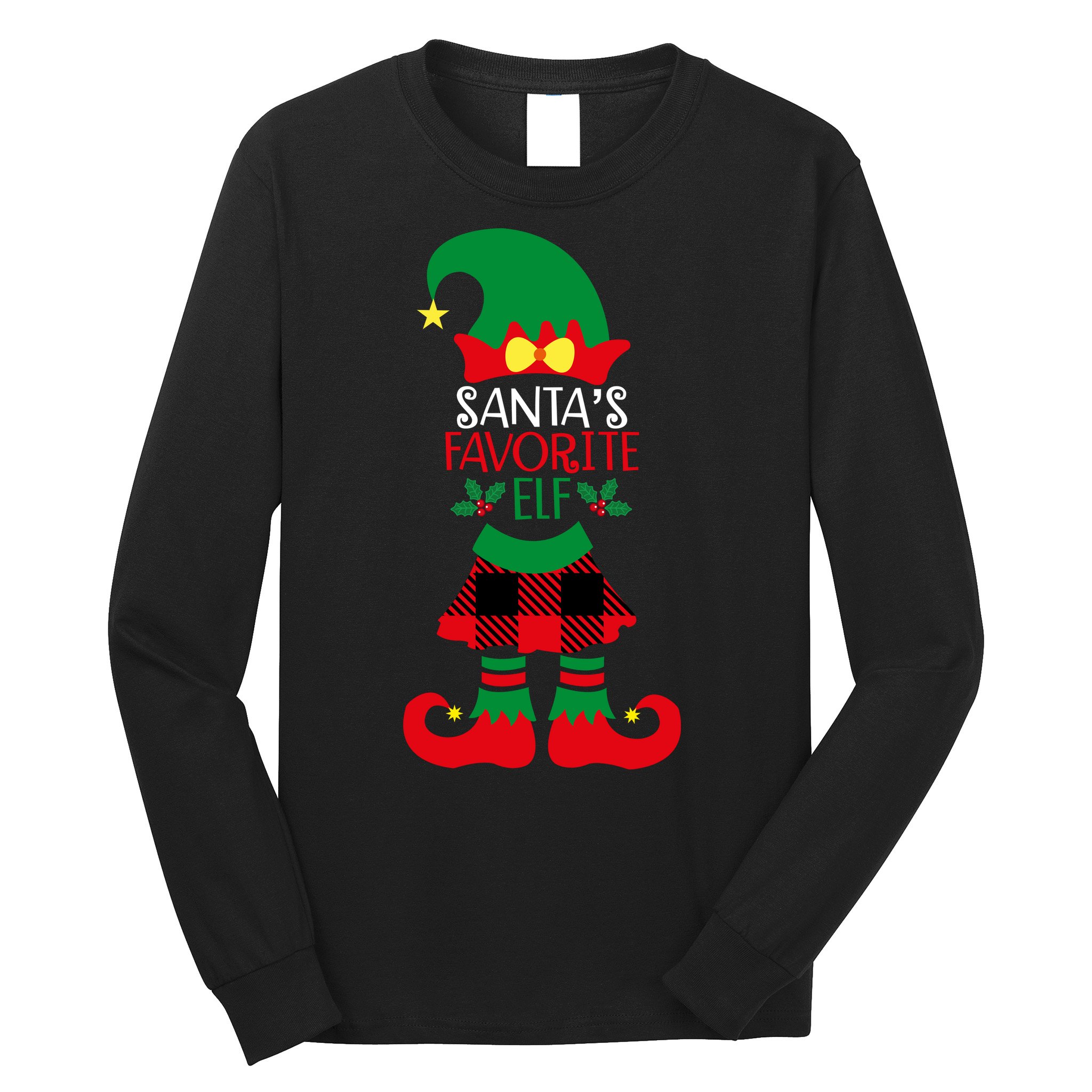 Santa's Favorite Helper Long Sleeve Shirt