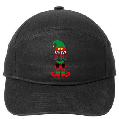 Santa's Favorite Helper 7-Panel Snapback Hat