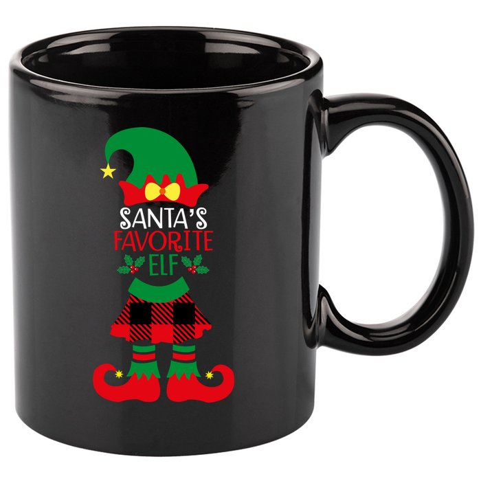 Santa's Favorite Helper 11oz C Handle Ceramic Mug