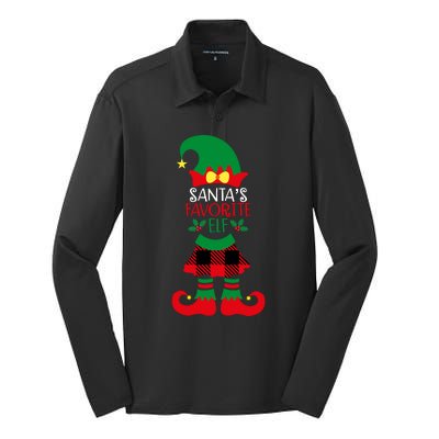 Santa's Favorite Helper Silk Touch Performance Long Sleeve Polo