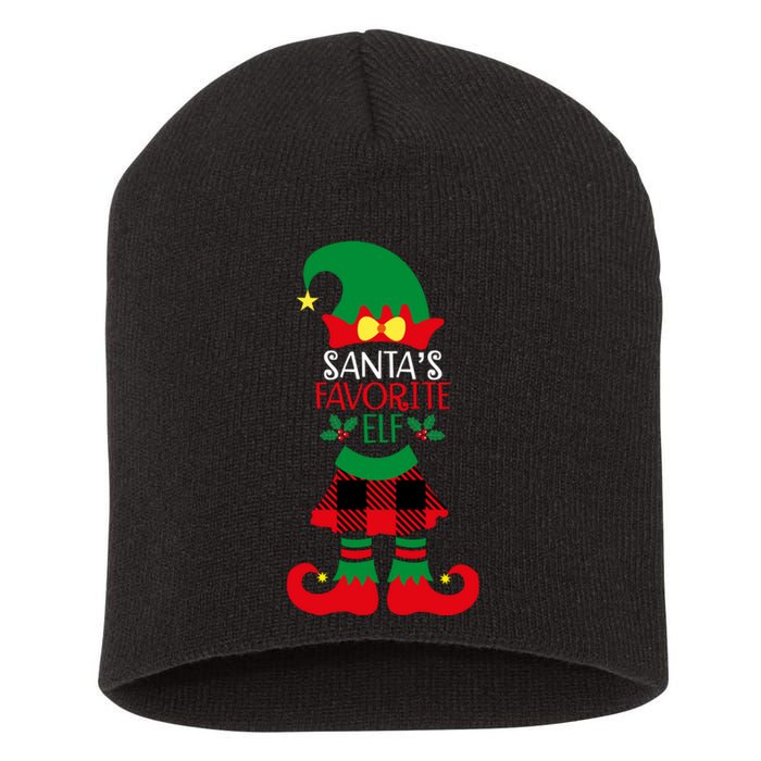 Santa's Favorite Helper Short Acrylic Beanie