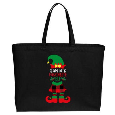 Santa's Favorite Helper Cotton Canvas Jumbo Tote