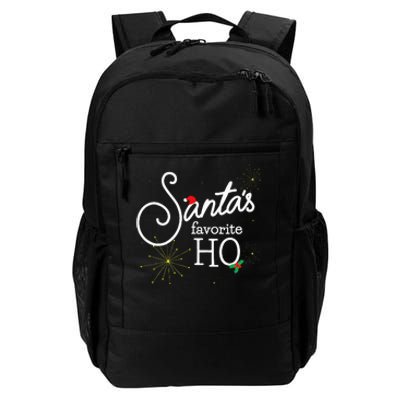 SantaS Favorite Ho Funny Christmas Cheeky Do It For Ho Daily Commute Backpack